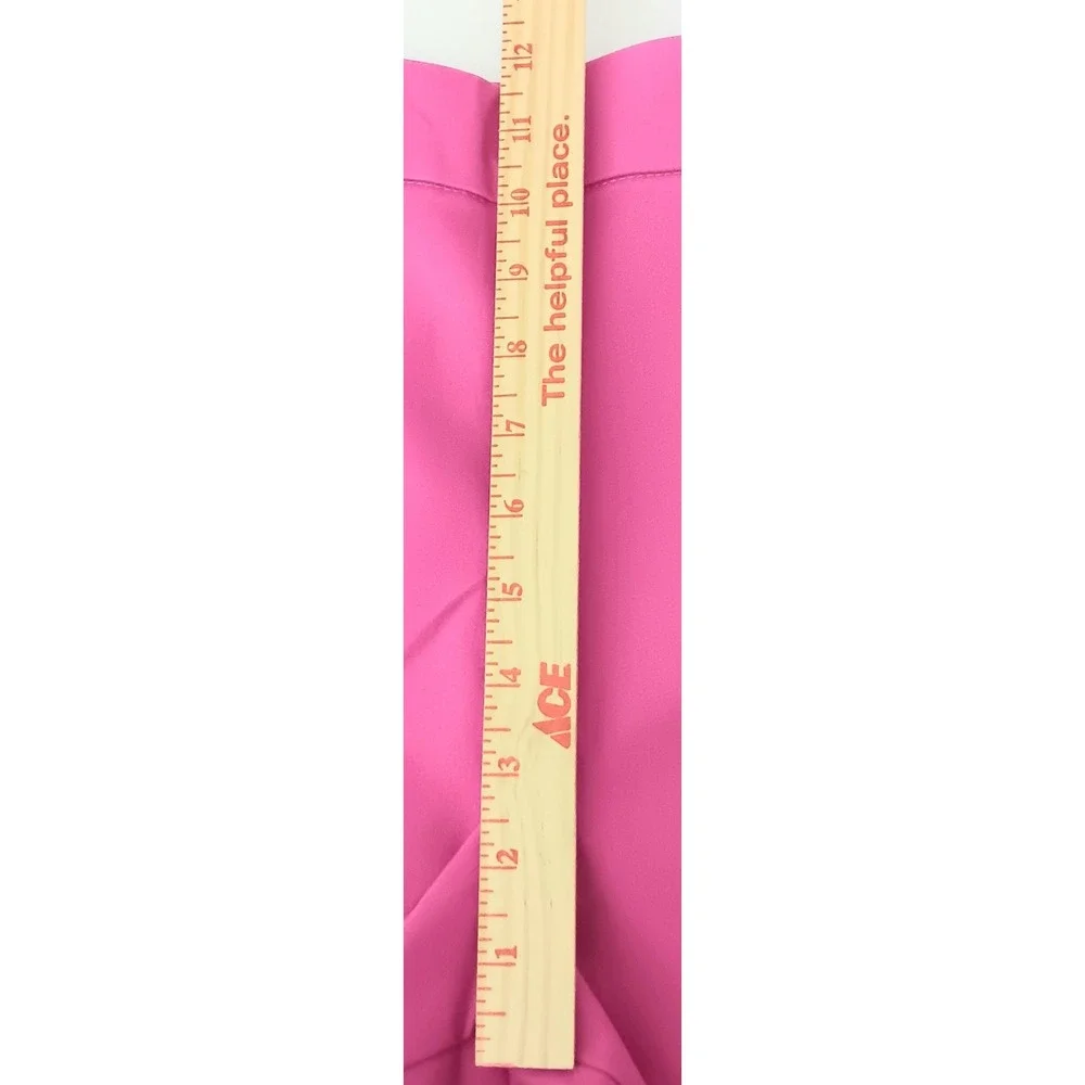 Isaac Mizrahi Live! Pants Womens 16P Petite Pants Pink Stretch Icon Ankle Pocket